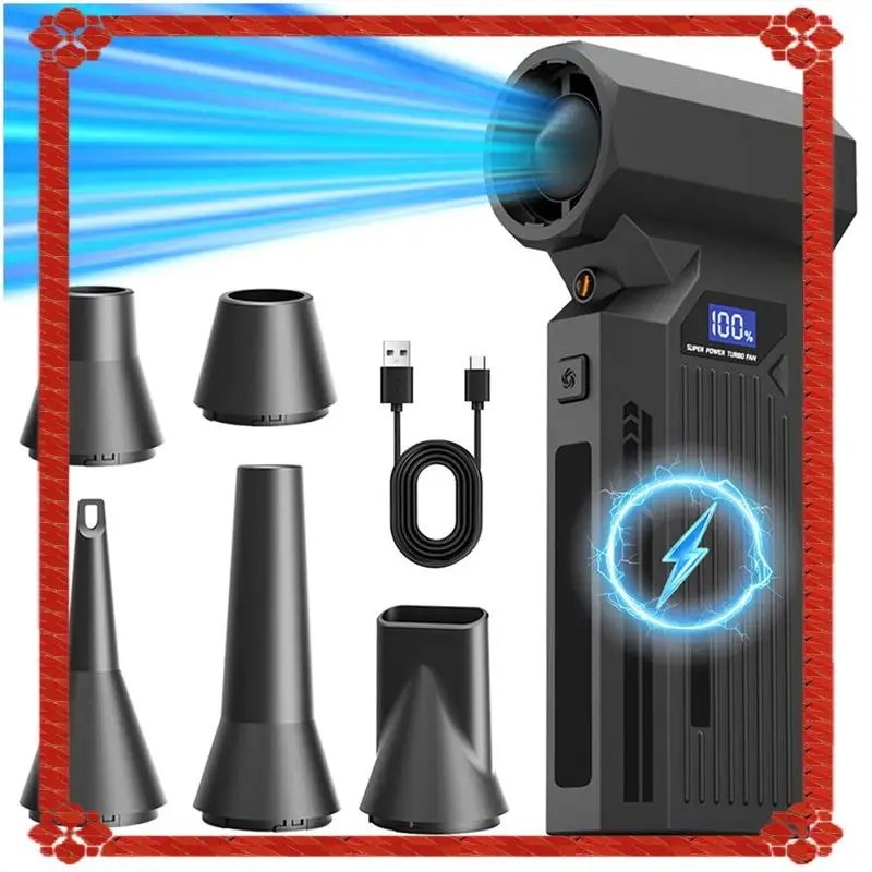 

24-Hour Delivery Z2 110000RPM Portable Turbine Motor High-Speed Turbo Fan Ducted Design Handheld Violent Fan Small Fan