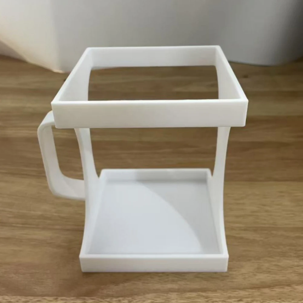 

3D Printed Half Gallon Milk Carton Holder with Handle Juice Carton Holder Save Space Lightweight Carton Holder for Coffee Shops