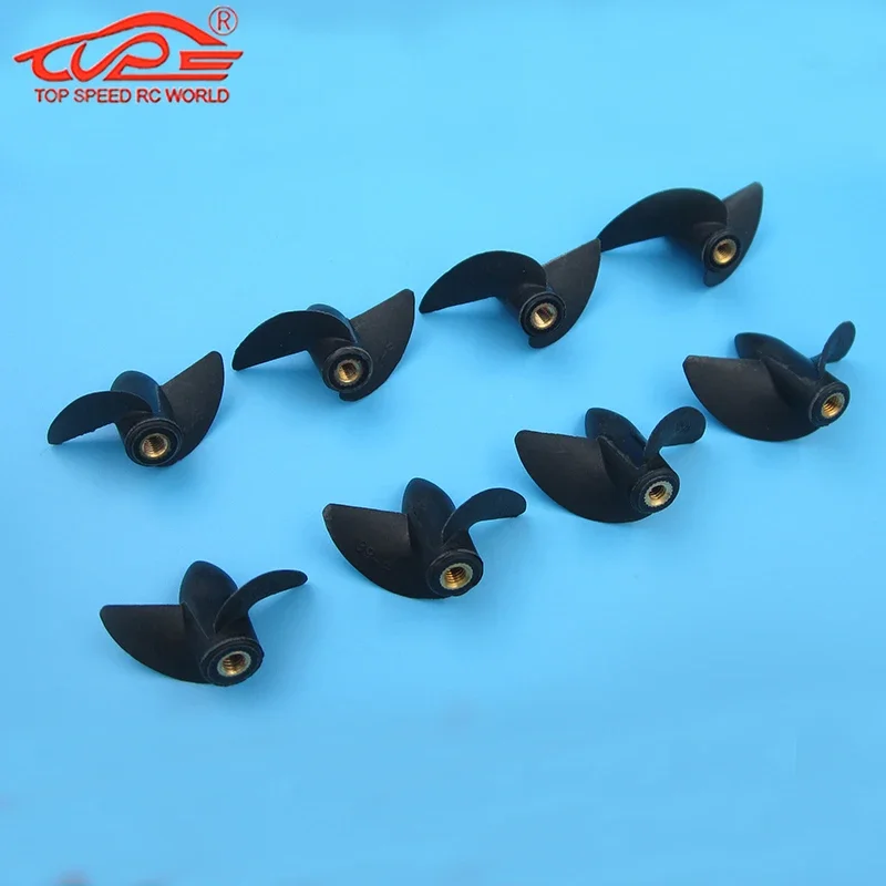 RC เรือ M4 เพลาใบพัดทองแดง Core 2 ใบมีดบวกหรือย้อนกลับไนลอนพลาสติกเส้นผ่านศูนย์กลาง 35/39 /42/45 มม.Prop SHAFT อุปกรณ์เสริม