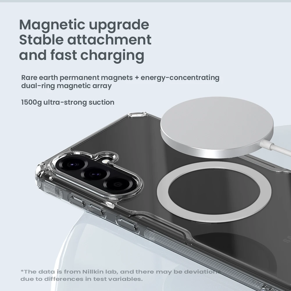 Nillkin For Samsung Galaxy A56 5G Case Magnetic Nature TPU Pro Silicone Magsafe Back Cover Protection Phone Case