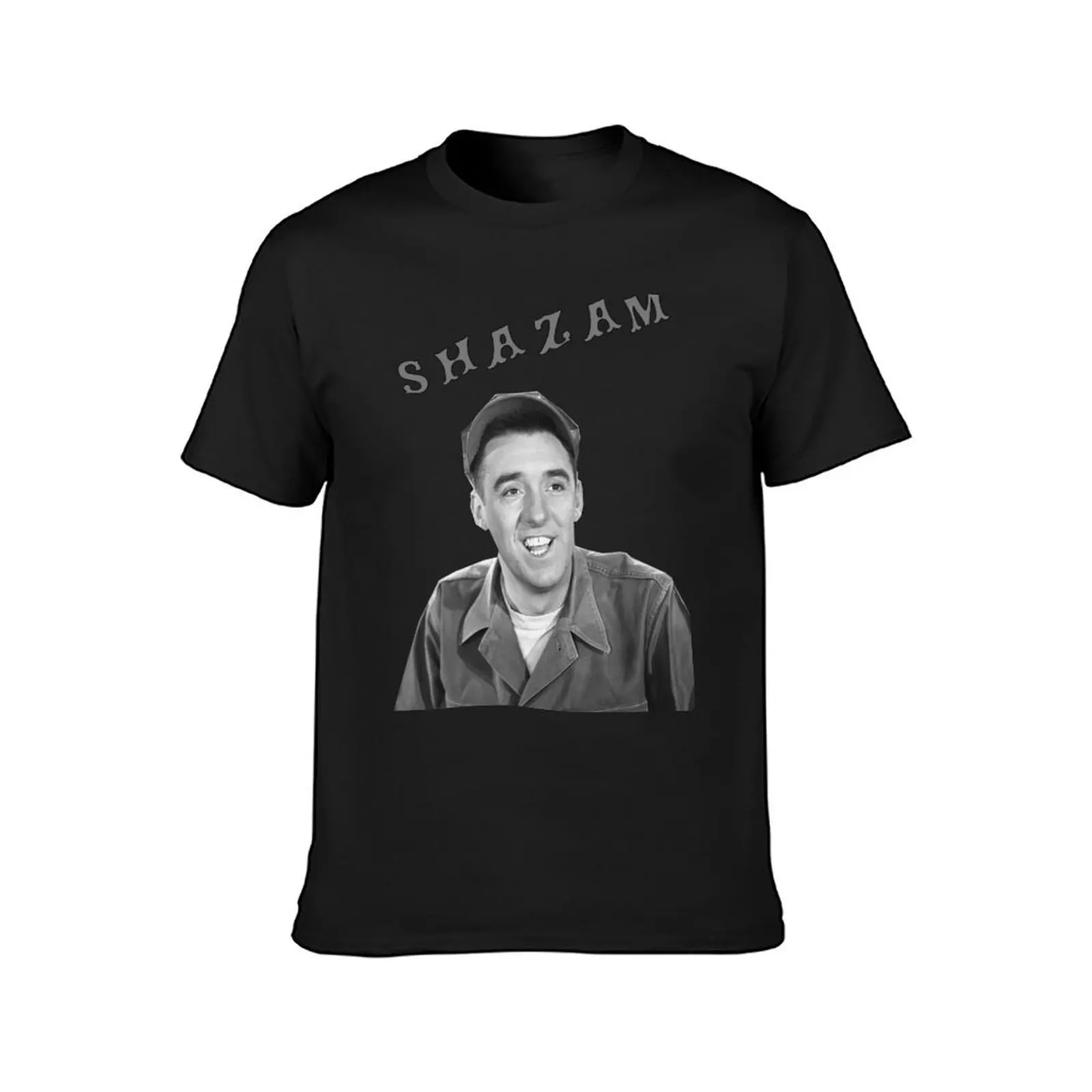 Shazam Gomer Pyle T-Shirt for a boy customs korean fashion blacks plain t shirts men