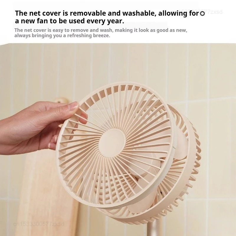 Xiaomi Portable Small Household Rechargeable Desktop Fan USB Fan for Home Office Outdoor Camping Cooling Fan with Swivel Heads