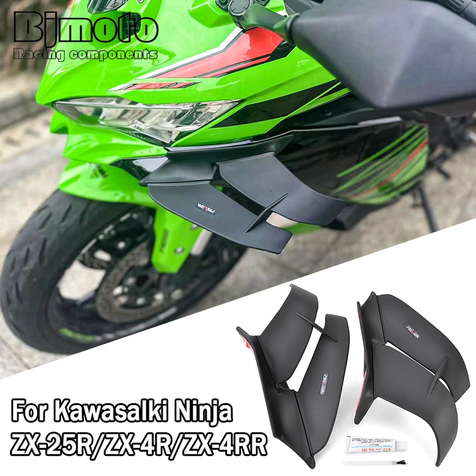 ZX 4R 4RR 25R Motorbike Winglets Aerodynamic Wing Kit Spoiler For