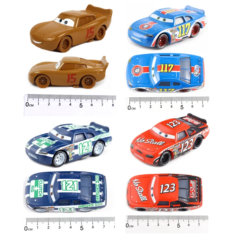 Cars 3 Pixar Cars 2 Lightning McQueen Mater Sheriff Legierungsmetall-Modellautos 1:55 Metallspielzeugfahrzeuge Jungen Kinder Geschenke Spielzeug – Detail 14