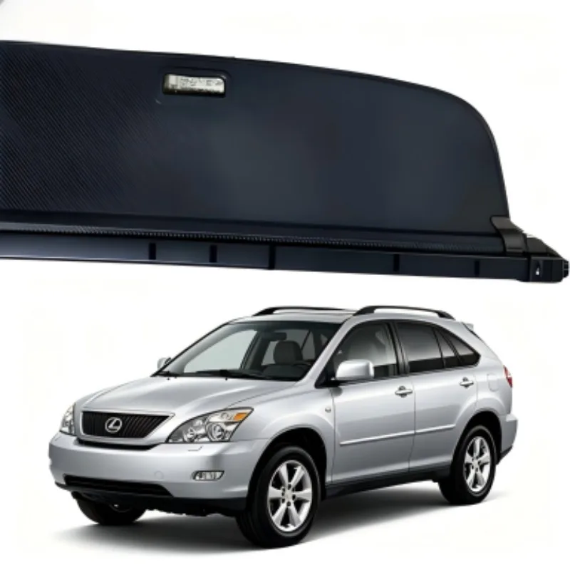 Cargo Cover Trunk Privacy Shade Rear Security Partition Anti-Theft Shield Retractable Organizer for Lexus RX270 2004-2009