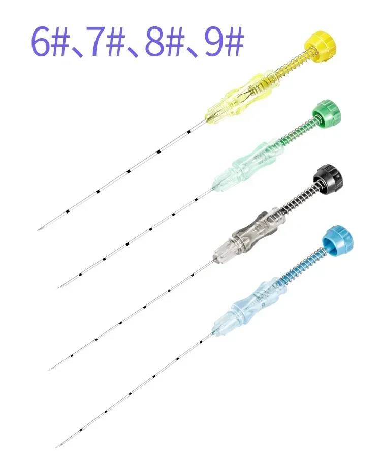 Spring Massage Facial Disposable Sterile Needle Line For Face Therapy Thread, 10packs Lines / Needles