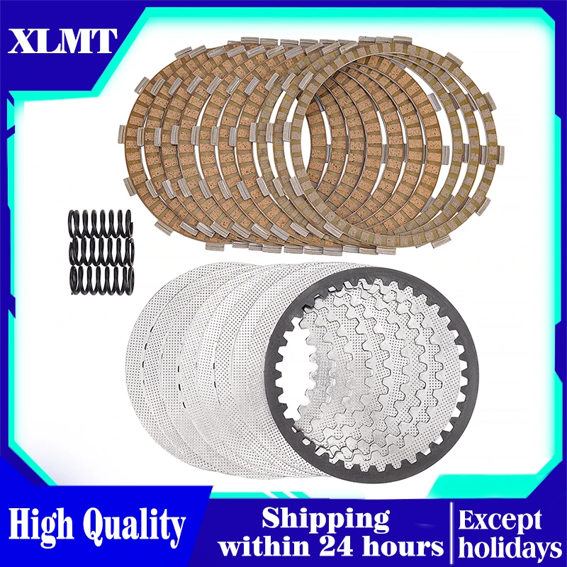 Motorcycle Engine Parts Paper Based Clutch Friction & Steel Plates Plate Disc Kit For 1190 ADV GREY/ORG/R Adventure RC8-R 2014