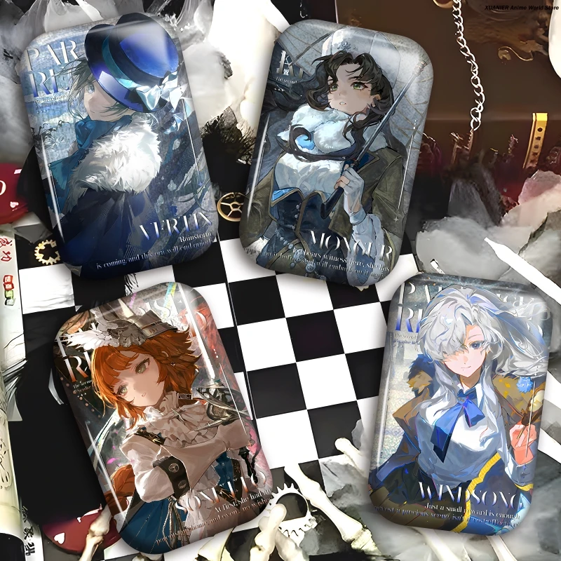 

Реверс игровой периферии: 1999 Moldir Sonetto Vertin, квадратный значок, брошь на пуговицах, булавка, коллекция для косплея