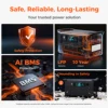 1800 ワットポータブル発電所 200 ワットソーラーパネル 1000Wh Lifepo4 バッテリー PowerBank バックアップ発電機供給キャンプ用 ﻿ 5