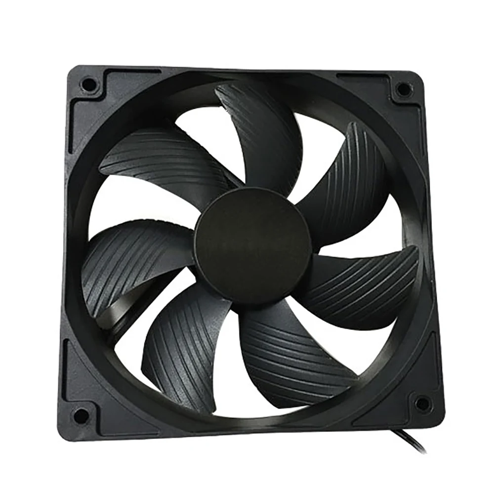 

Radiator Cooling Fan Desktop Computer Heat Sink Black CPU Cooler Large Long Service Life Bearings