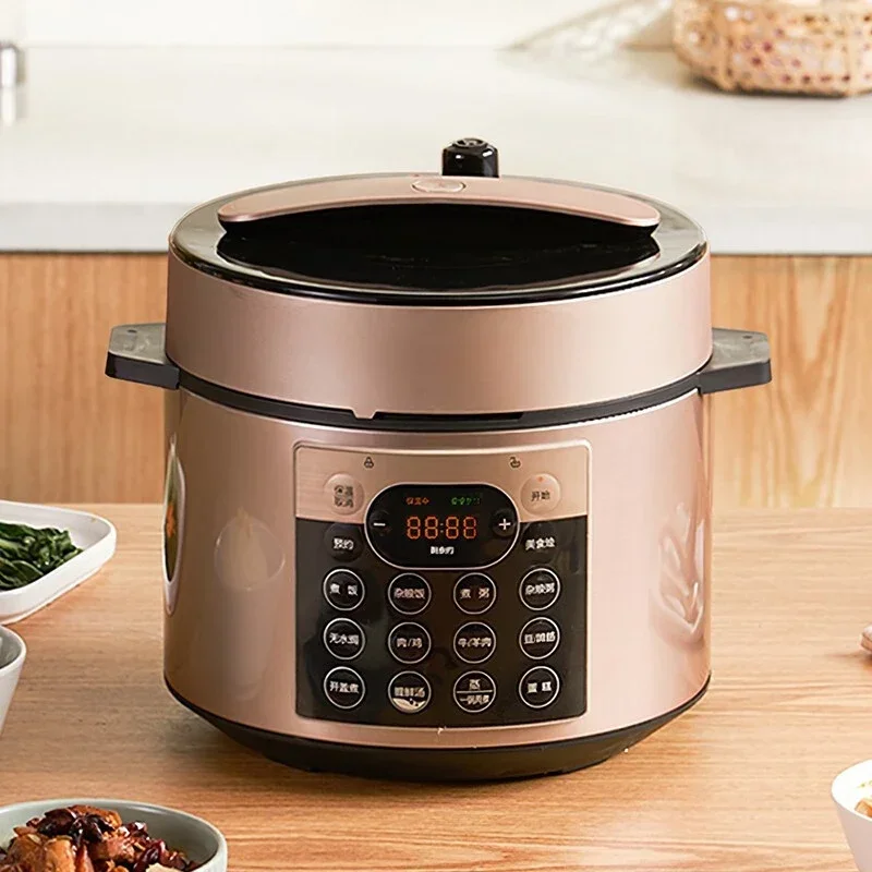 Electric pressure cooker YL50Q3-451 double pot household 5L precision controlled heat 70Kpa high-pressure fast cooking