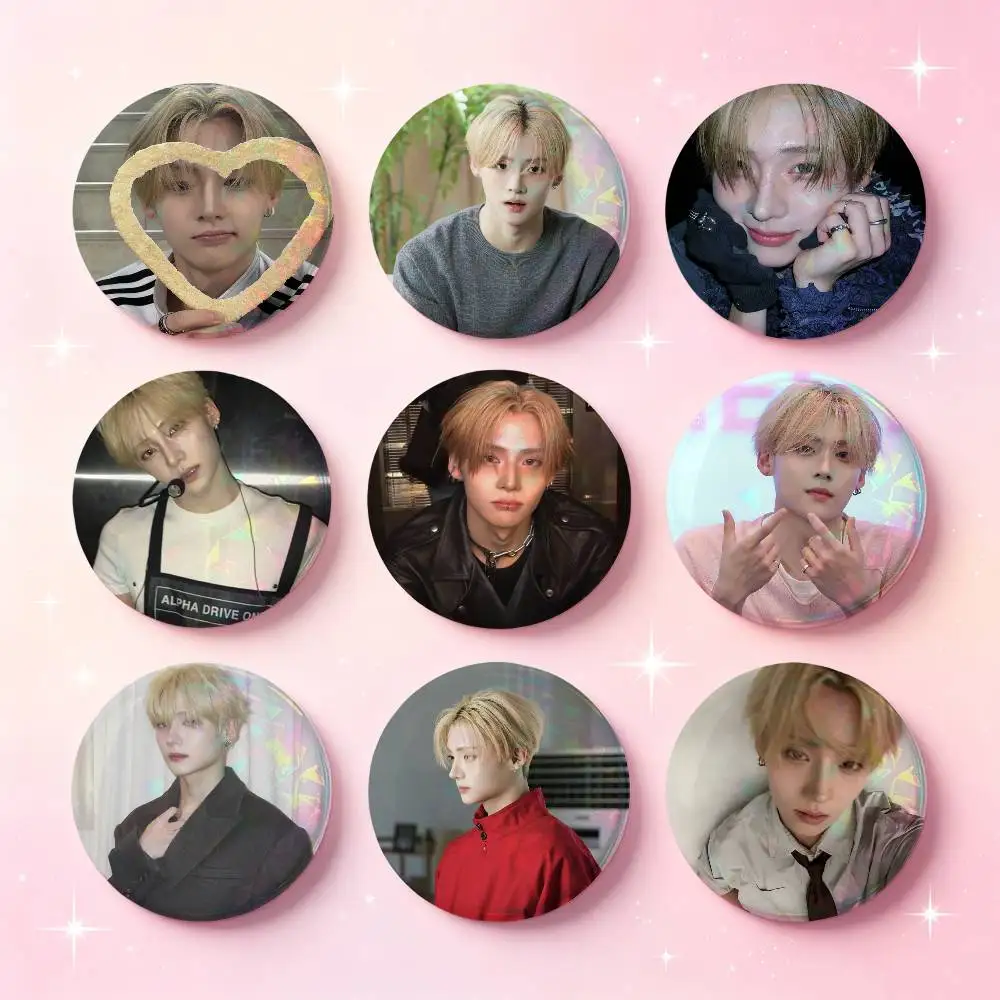 Sangwon Badges Button Round Creative Pin Brooch Badge Bag Decor Accessories Fans Collect Friends Gifts