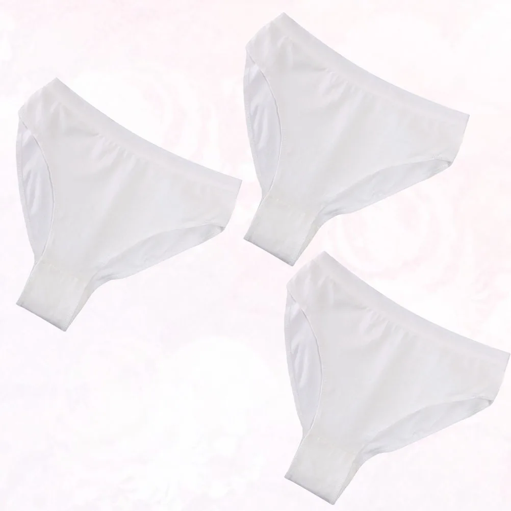 

3Pcs Soft Cotton Ballet Briefs for Girls Size 160 High Waist Invisible Dance Underwear Comfortable Skin Friendly
