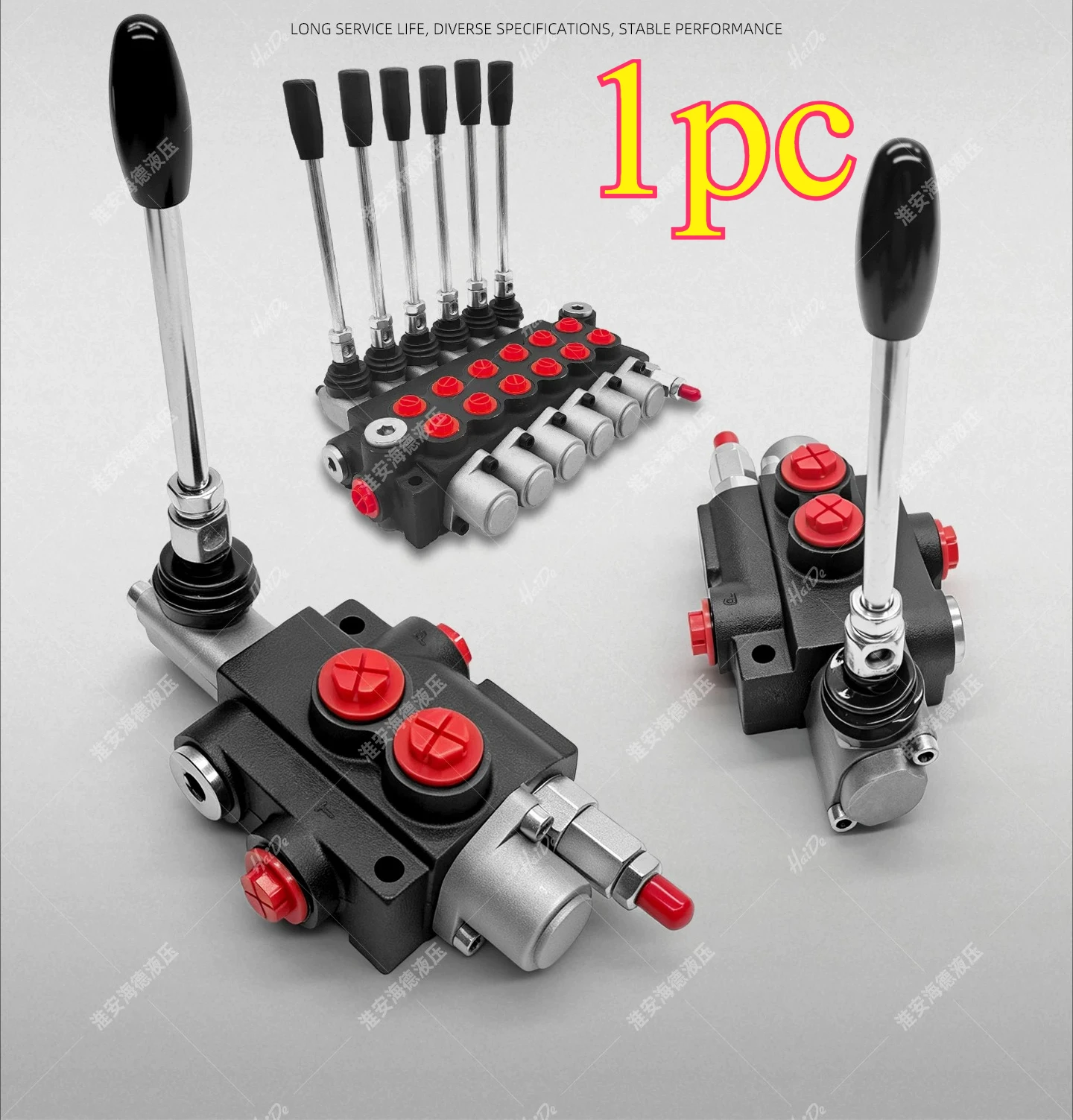 Remote-controlled Electro-hydraulic P40 Series Multi-way Valve Distributor for Wreckers, Harvesters Forklifts, Cranes P40-1 P-5P