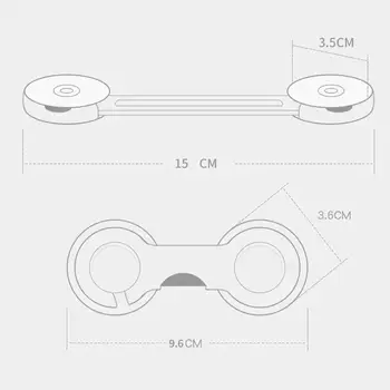 4/6件/組 兒童安全鎖 保護兒童 嬰兒抽屜 防開啟櫥櫃門 冰箱 防夾安全鎖扣 12 最佳銷售 冰箱鎖 - №9