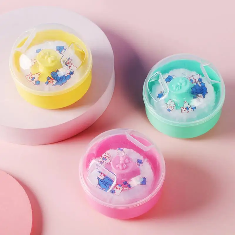 Toddler Powder Puff Toddler Powder Puff Applicator Body Powder Case With Powder Puff For Loose Powder Foundation Diaper Powder