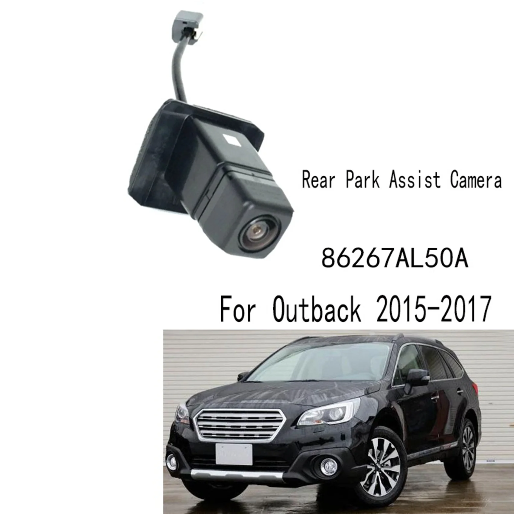 Rear Hatch Back Up Camera Rear Park Assist Camera for Subaru Outback 2015-2017