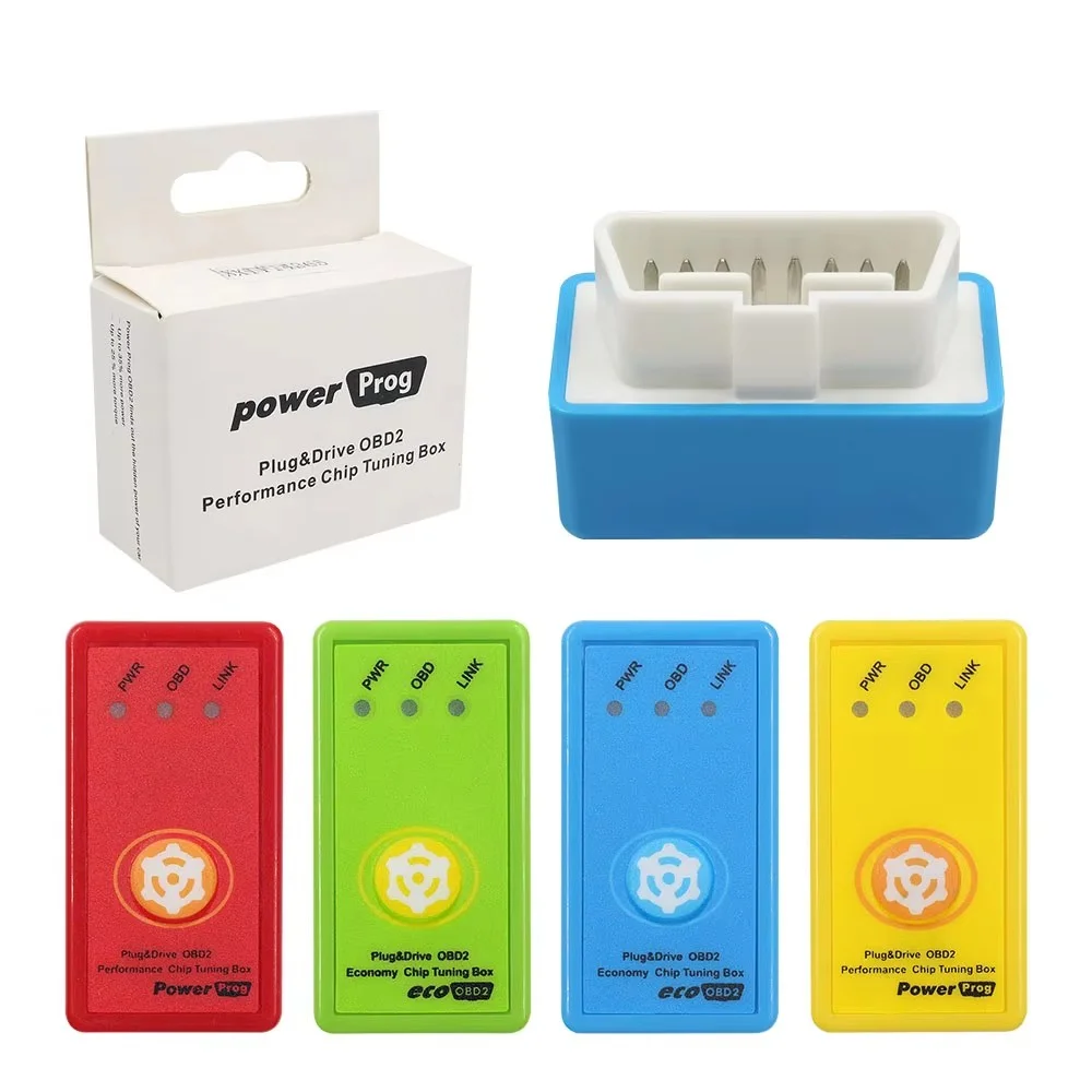 

Коробка для настройки чипа Plug And Drive Performance EcoOBD2 Power Prog OBD Fuel Saver для дизельного бензинового автомобиля