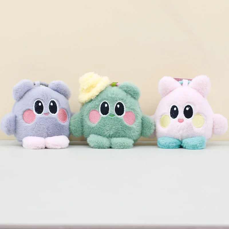 Niedliche Plüsch-Schlüsselanhänger, Kawaii Anime, Plüsch-Anhänger, Schlüsselanhänger, gefüllte Cartoon-Puppe, Geburtstag, dekorative Accessoires, Weihnachten
