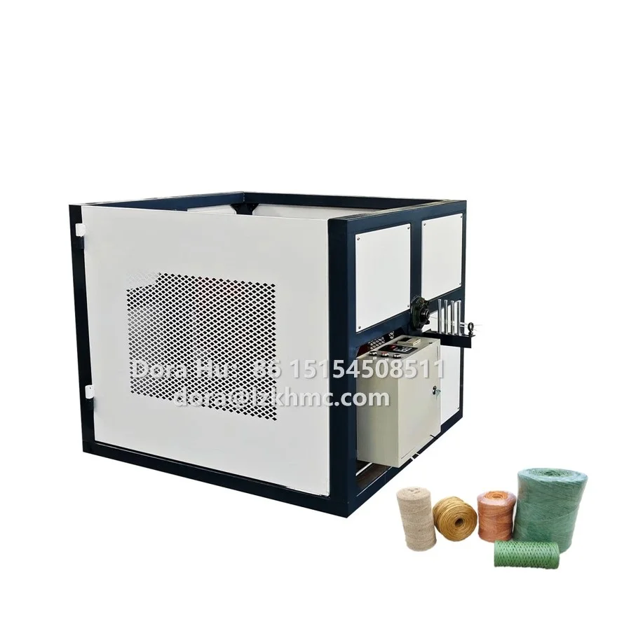 Pp Twine Twisted Rope Spool Winding Machine Inflow Twister Machine