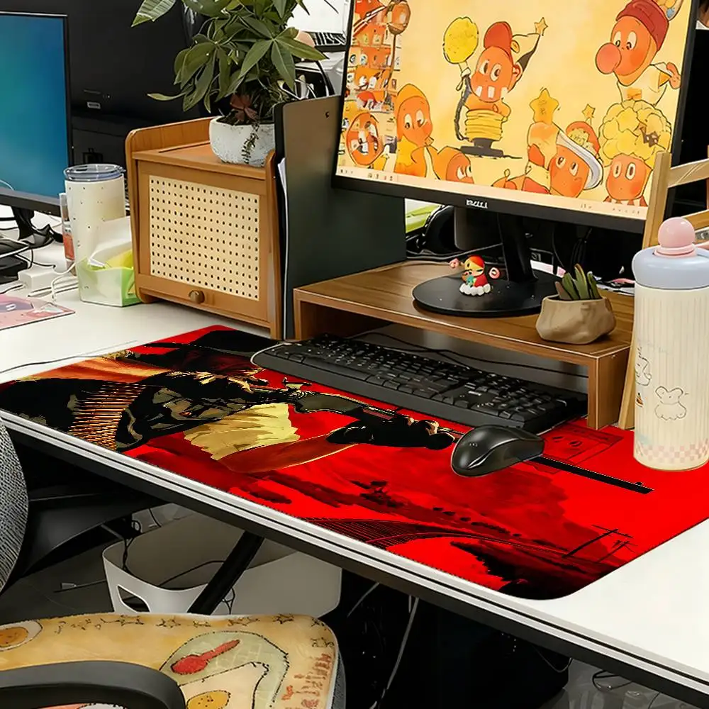 Game G-Red Dead-s Redemption 2 Mouse Pad Computer Mat Deskpad Laptop Keyboard Mat Office Large Landscape Mousepad