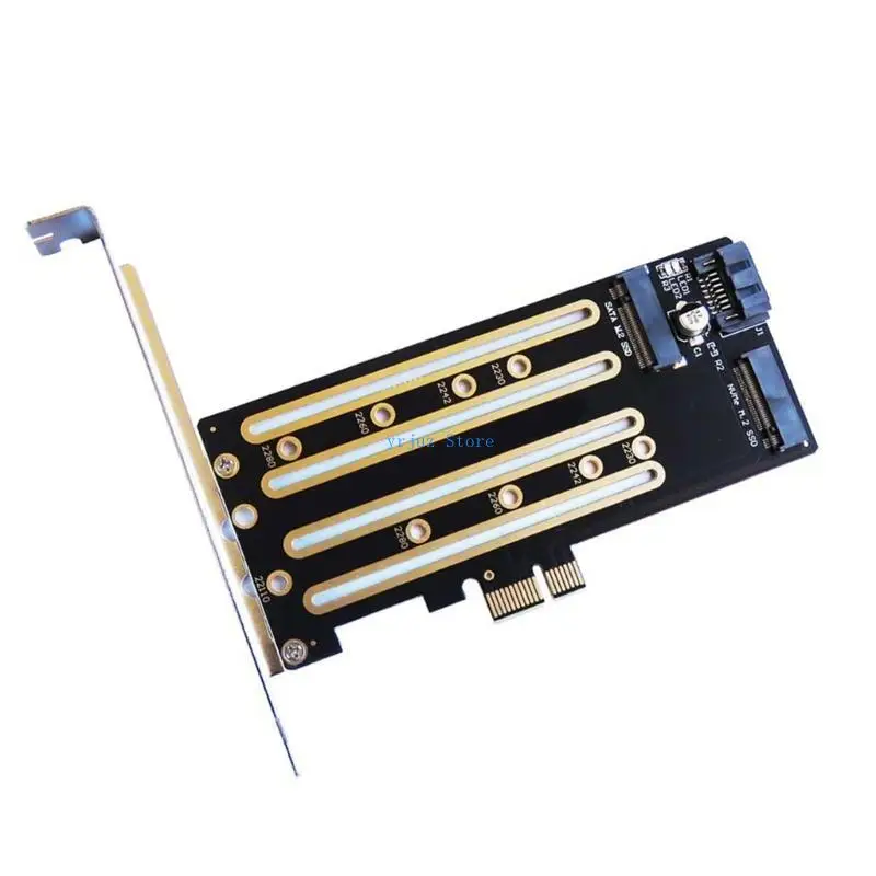

583D NVMe M.2 SSD To PCIe M.2 SSD Adapter With Bracket PCIE Add On Cards
