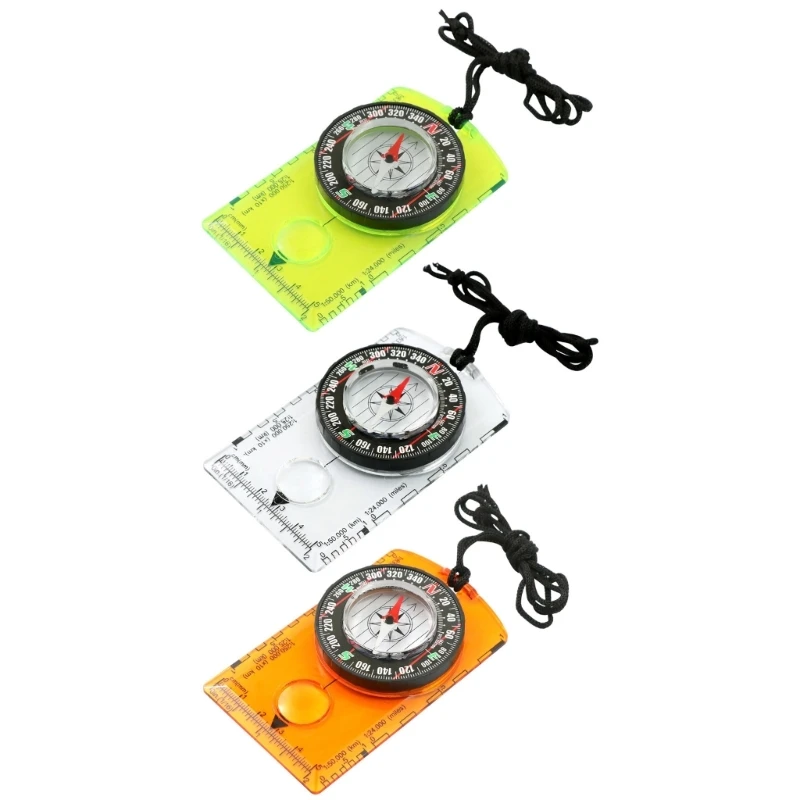 Multifunctional Orienteering Compasses Ruler Camping Hiking Survival Compasses