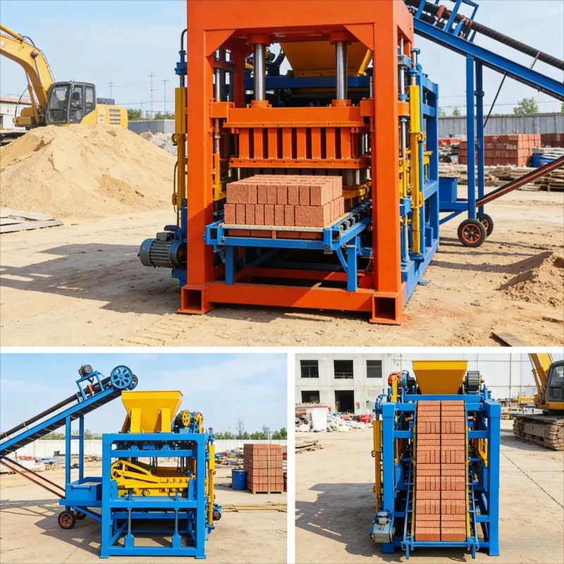 Customized Automatic Brick Making Machine for Concrete Hollow Block High Efficiency