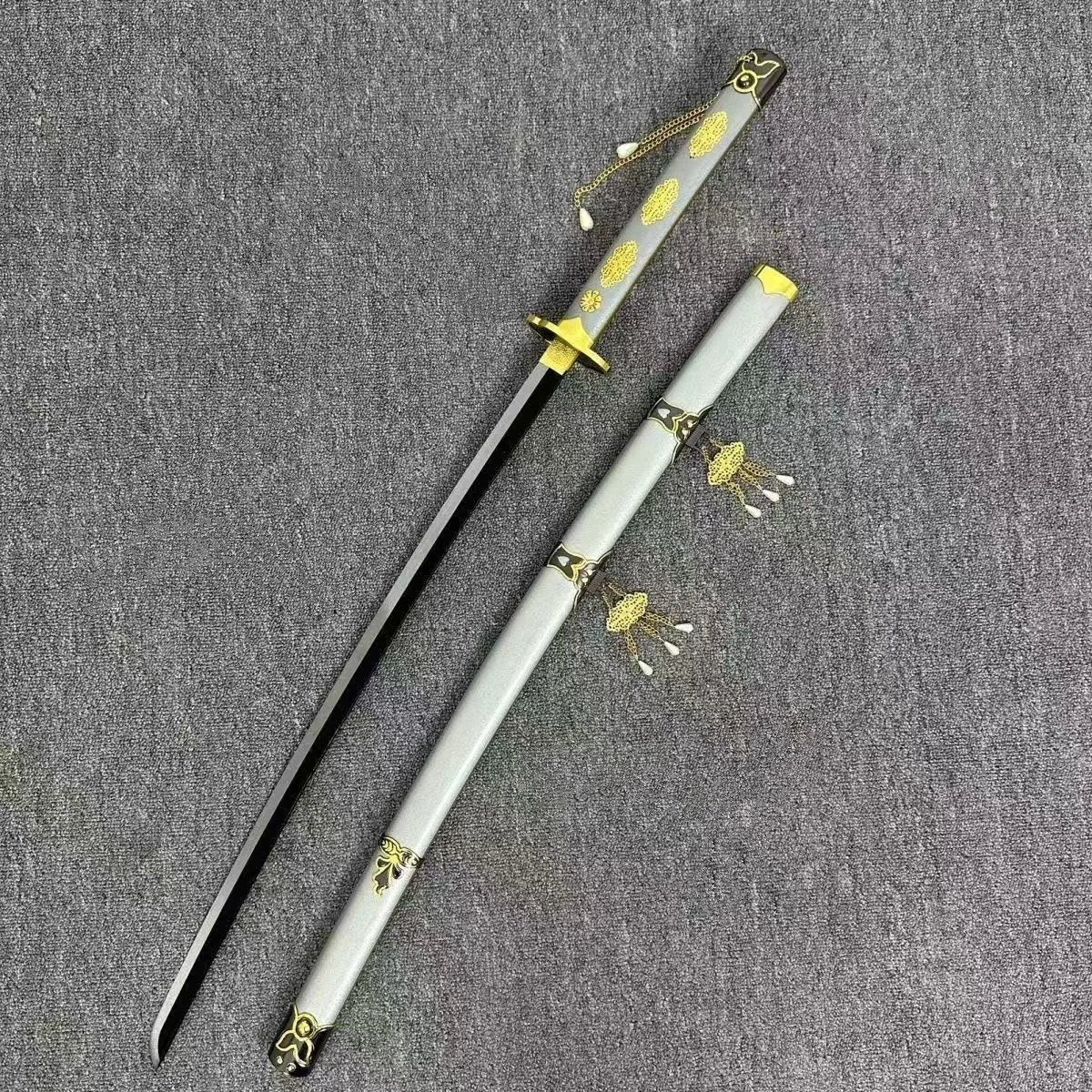 

Аниме реквизит для косплея деревянный меч 104 см Touken Ranbu Online Tsurumaru Kuninaga Katana оружие Япония самурай вечерние сценическое шоу