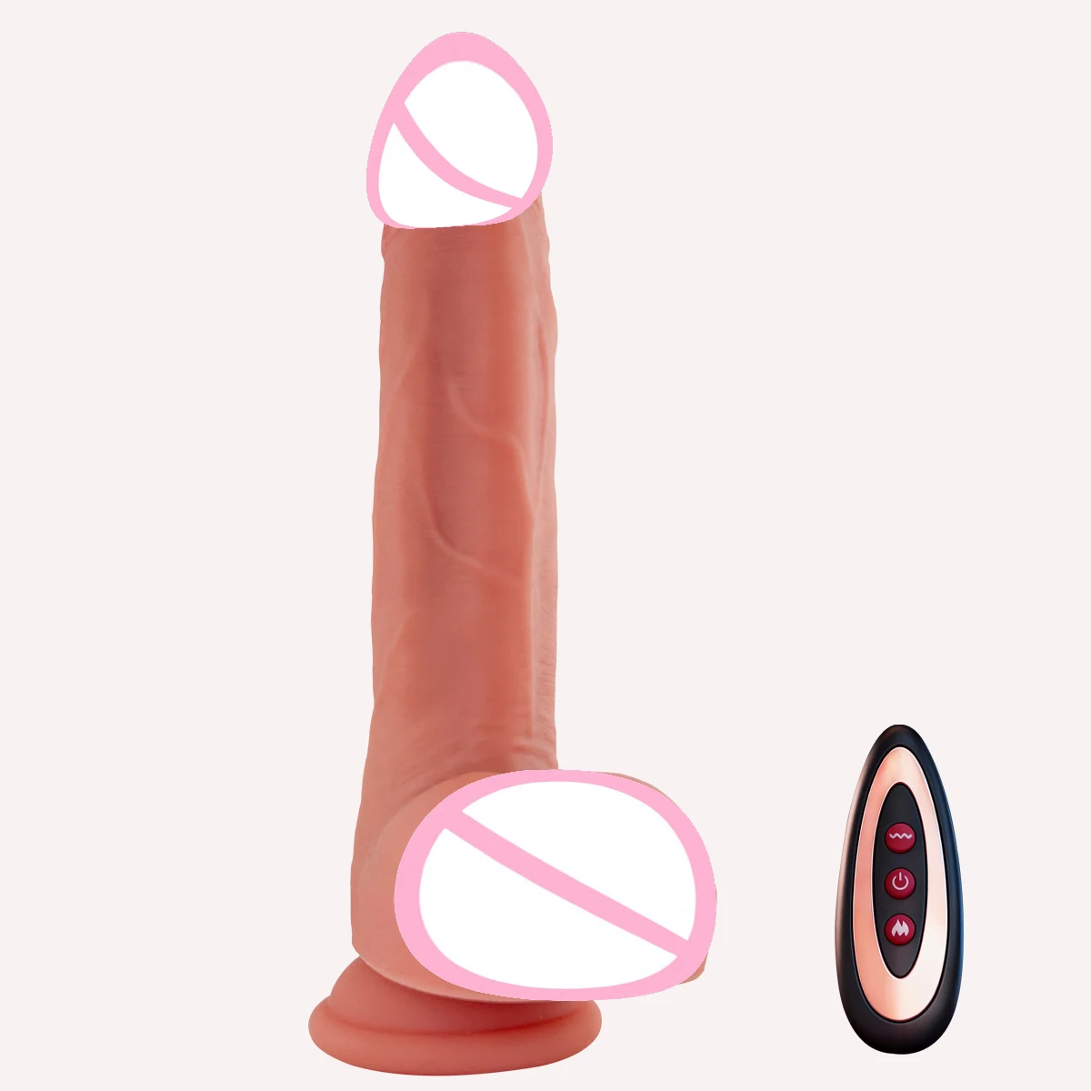 1pc 8.6inch Thrusting Sex Toy Dildo- Realistic Adult Clitoral G-Spot Anal Stimulation Vibrator, 10 Thrusting and Vibration Modes
