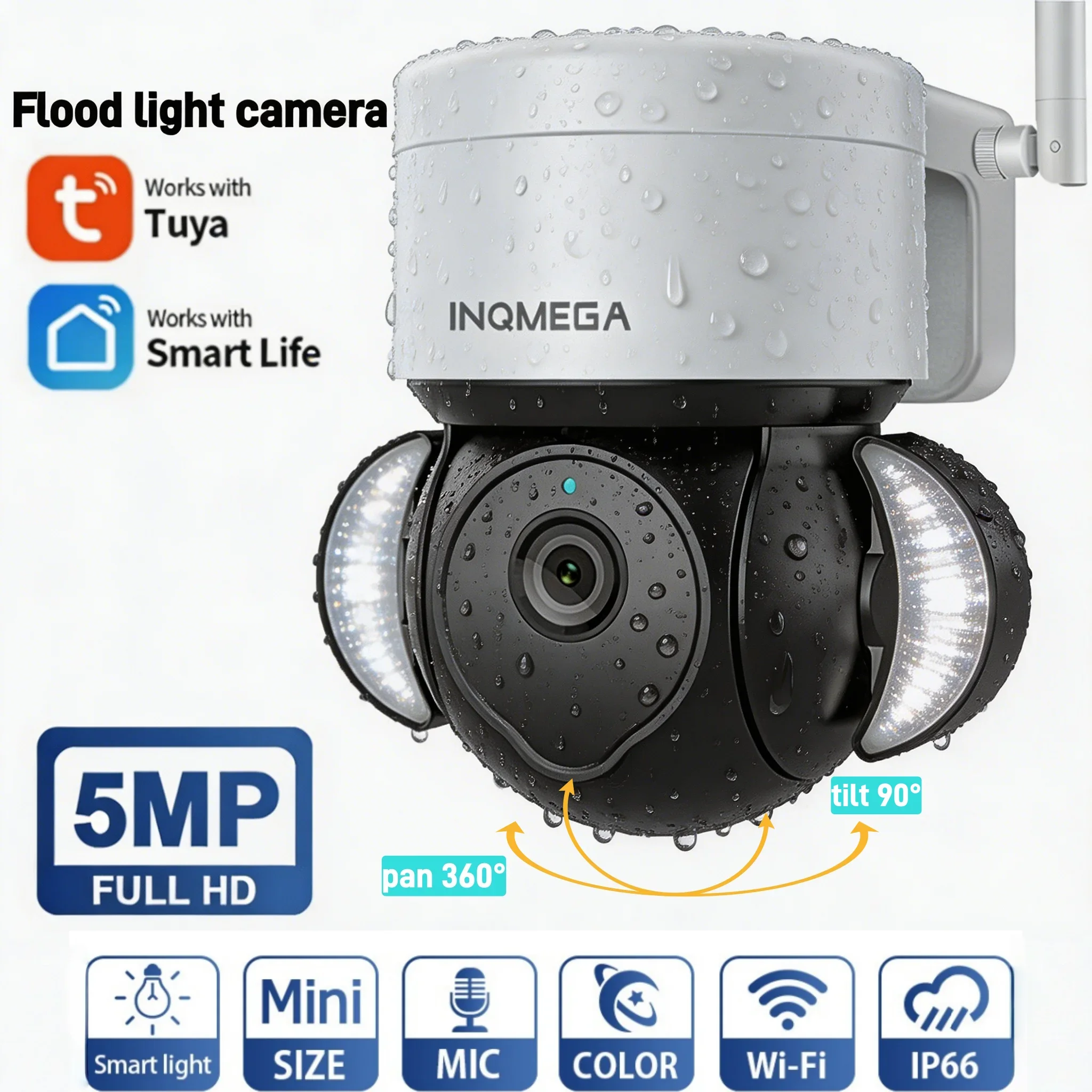 5mp-wifi-ptz-dome-camera-color-night-vision-sd-cloud-storage-ip66-waterproof-motion-alert-for-yard-garden-outdoor-night-security