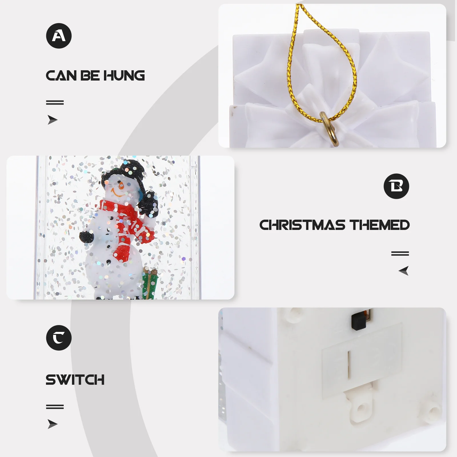 

Crystal Ball Wind Lamp Christmas Desktop Decorative Light For Party Home Night Decoration Xmas Wind Light Holiday Decorations