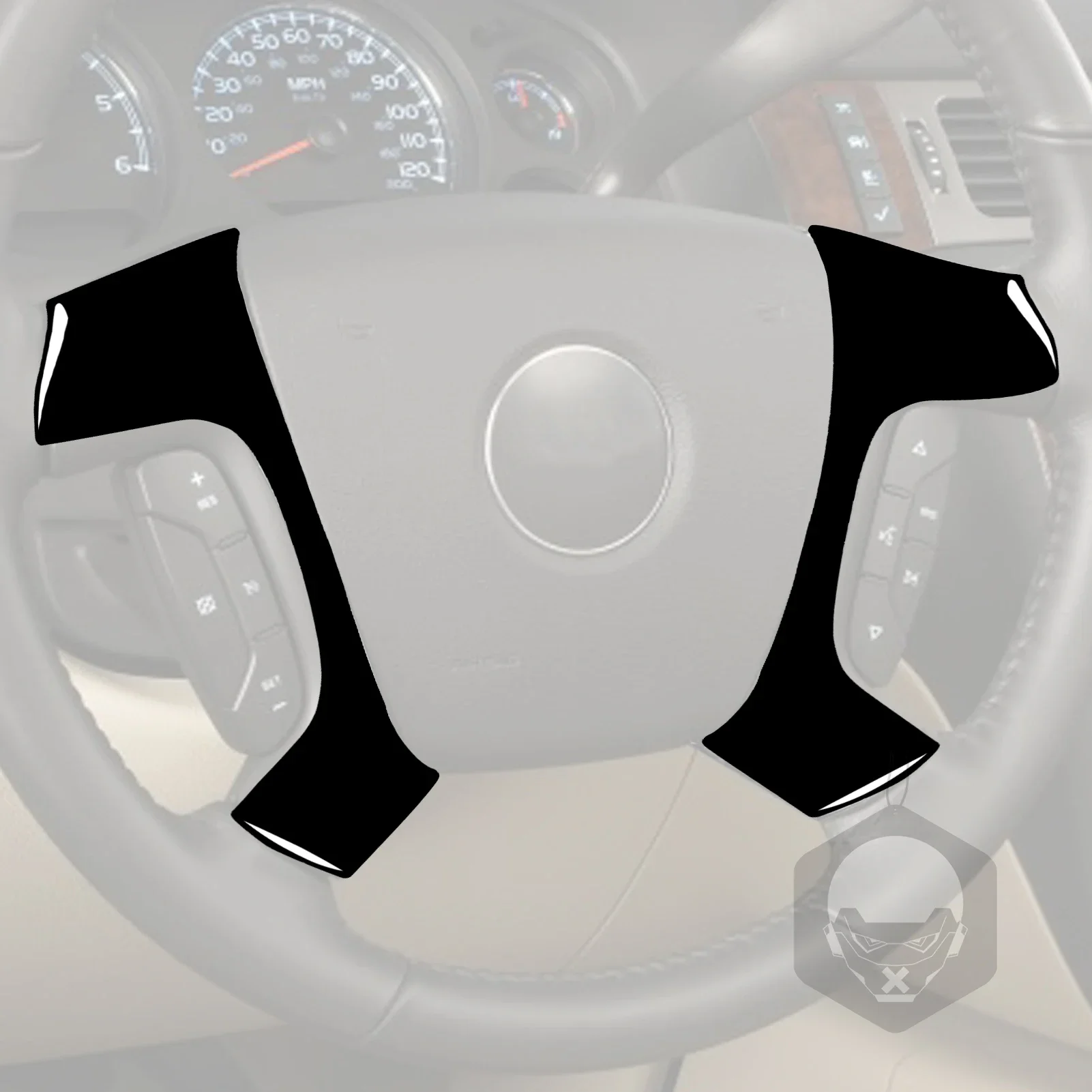 لسيارة شيفروليه تاهو الضواحي لسيفيلفرادو LTZ لجي إم سي يوكون XL دينالي سييرا SLT 07-13 لوحة ملحقات السيارة الداخلية ملصق