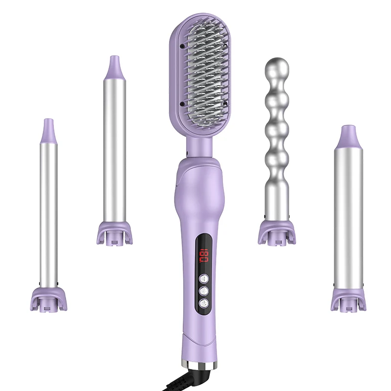 

Выпрямитель для волос Ulelay, утюжок для волос с кератином, выпрямление волос, 480-градусная титановая пластина, утюжок, электрический ЖК-дисплей