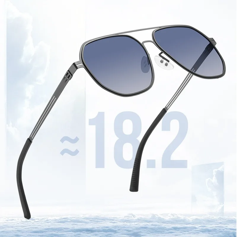نظارات شمسية بيضاوية بتصميم العلامة التجارية للرجال والنساء، نظارات شمسية كلاسيكية كلاسيكية معدنية