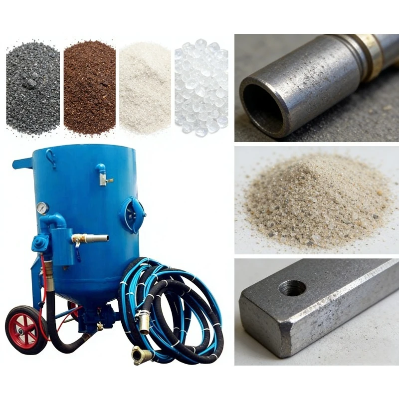 

Portable Sandblasting Machine Small Sand Blast Equipment for Steel Pipe Metal Surface Preparation Rust Cleaning