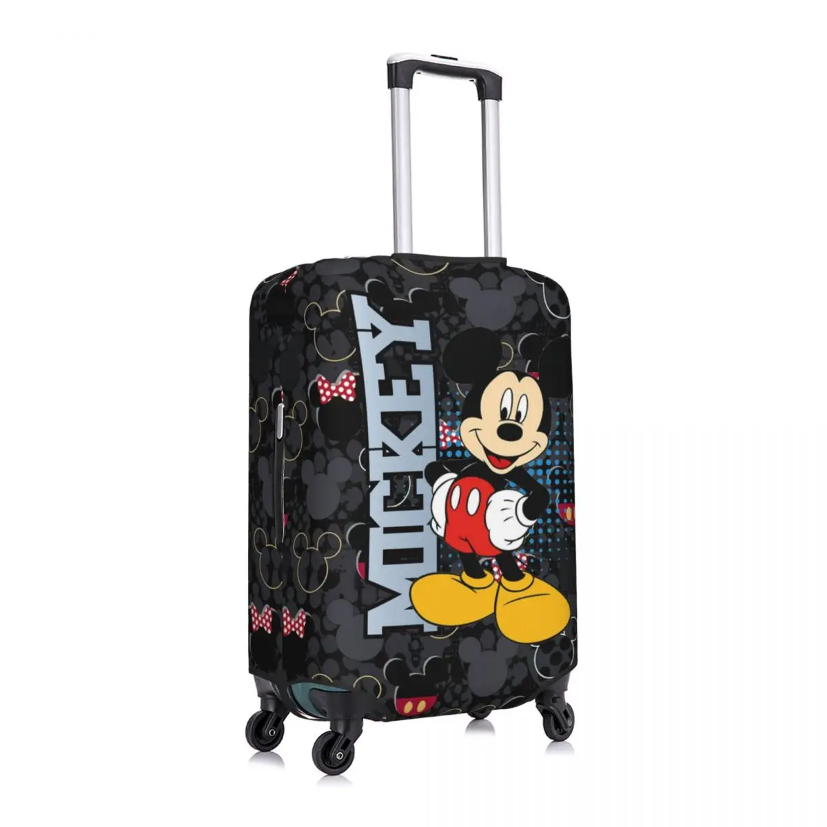 Custom M-Mouse Cartoon Luggage Cover Elastic Travel Suitcase Protective Covers Suit For 18-32 inch