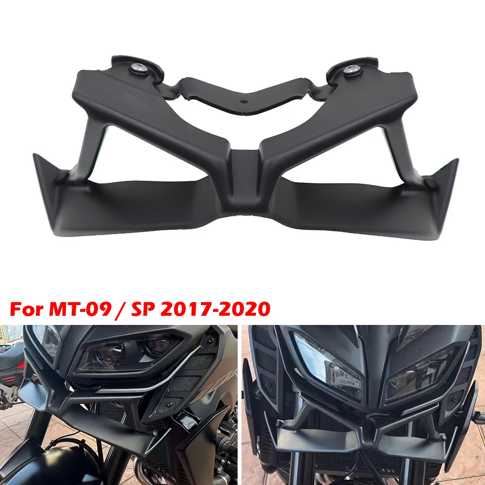 Motorcycle Downforce Naked Frontal Spoilers Winglet Aerodynamic Wing Front Spoiler Kit For Yamaha MT-09 MT09 SP 2017-2020 2019