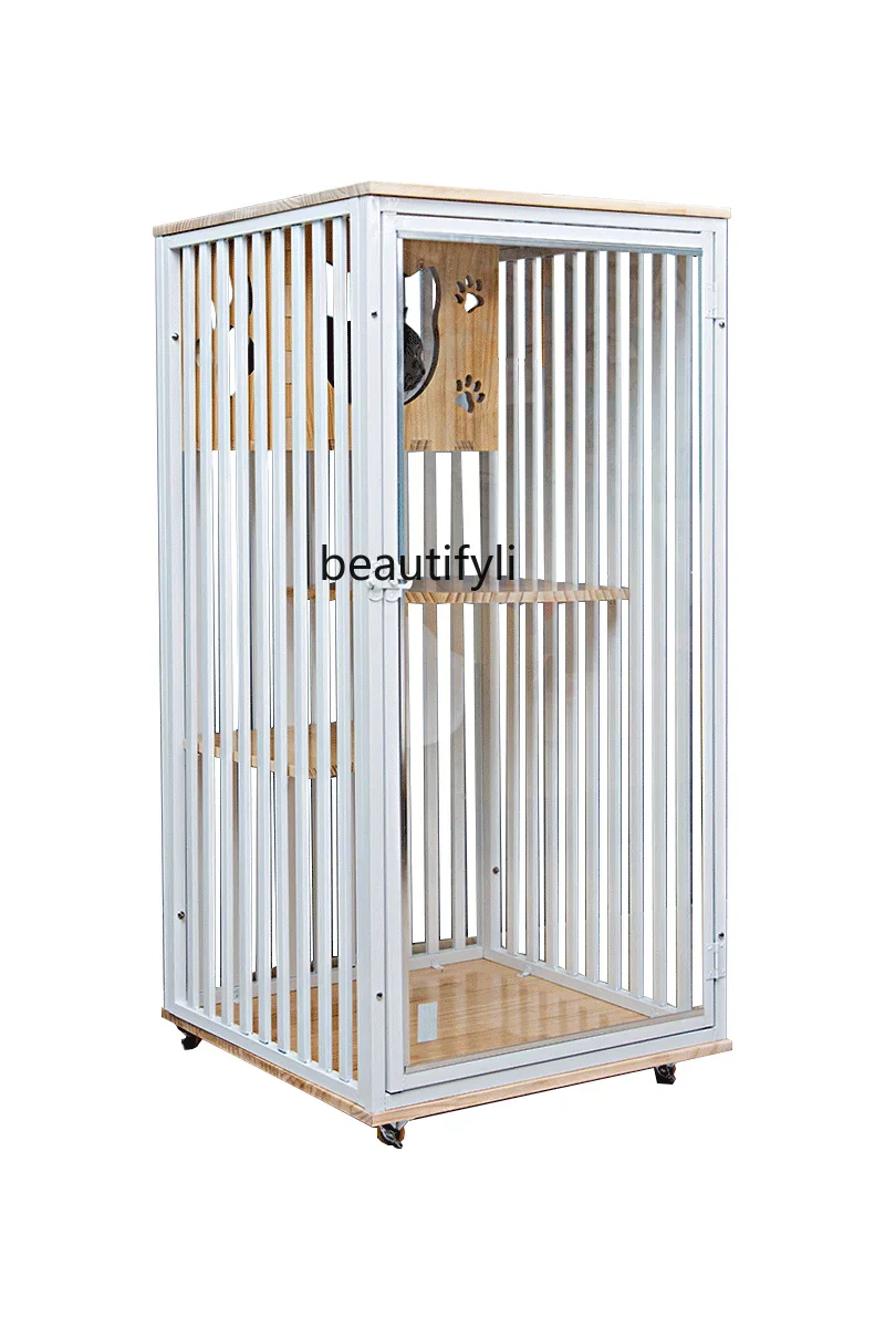 

Luxury Large Pet Home Indoor Cat Nest House Multi-Storey Chamfer Cattery