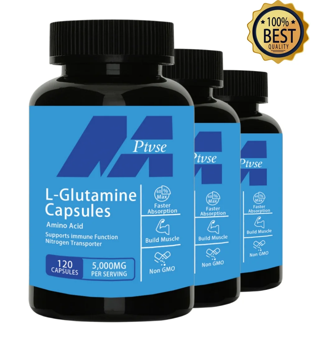 Ptvse L-글루타티온, 항산화, 신장, 간, 피부 건강 지지대, 클렌징 디톡스, 영양 보충제, 5000mg