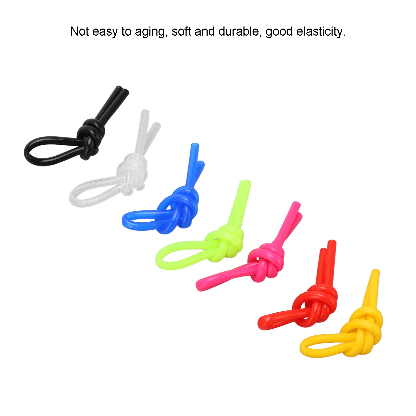 مضرب تنس الاهتزاز المرطب عقدة مرونة ممتازة مضرب تنس سيليكون عقدة 7 قطعة مضرب تنس امتصاص الصدمات عقدة