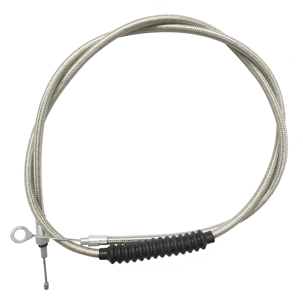 Motorcycle Accessorie Braided Stainless Steel Clutch Cable for Harley Sportster / Electra Tour Glide / Road King