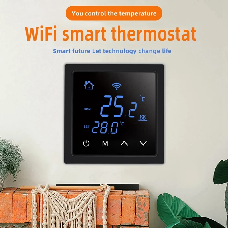 ABGR-Smart Home Thermoregulator WIFI Warm Floor Thermostat Remote Control For 16A Floor Heating Temperature Controller