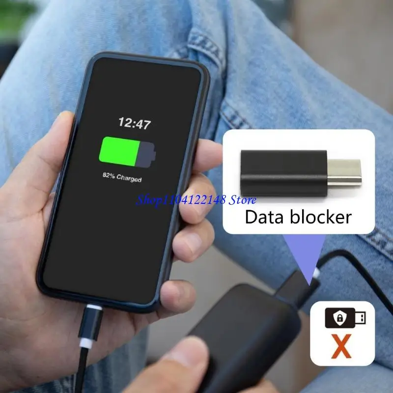 حاصرات البيانات P9FA USB C فقط لشحن حماية البيانات في المحطات العامة حماية من ارتباطات ارتجال العصير القرصنة