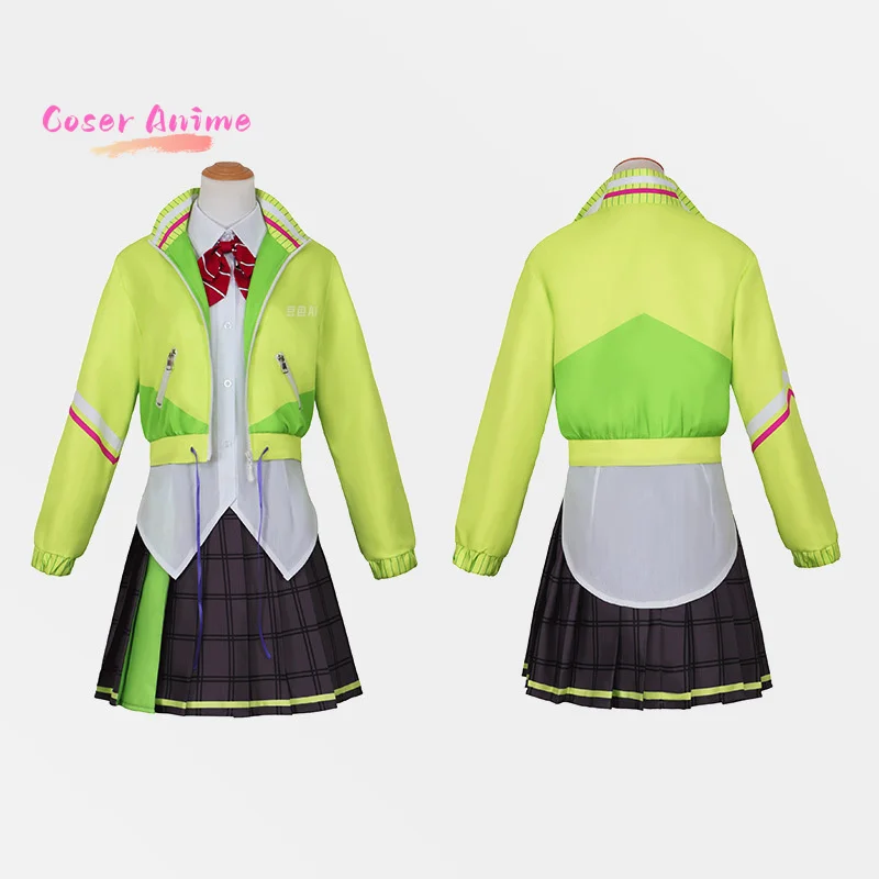 Proyecto de juego Sekai colorido escenario HOSHINO ICHIKA Cosplay disfraz uniforme Halloween carnaval fiesta Navidad juego ropa de rol