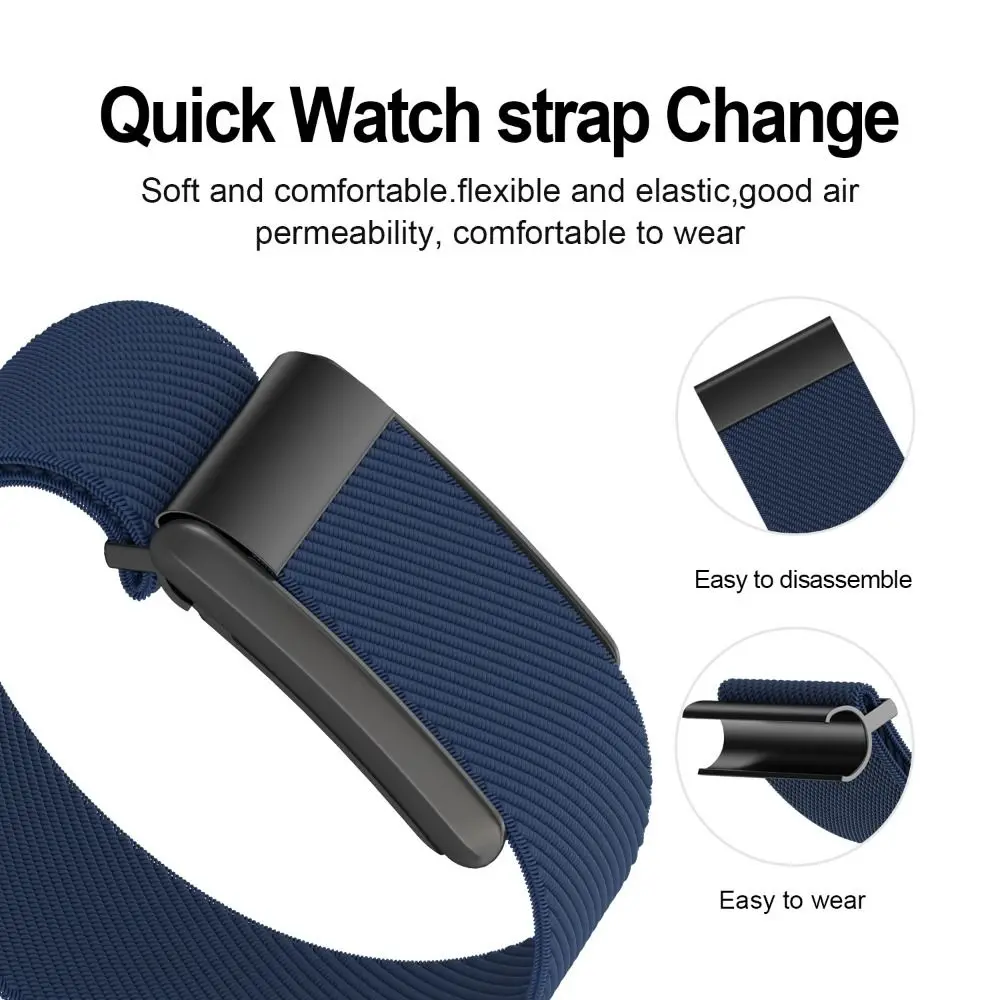 Neues Nylon-Fitnessband, elastisch, atmungsaktiv, Ersatzband, mehrfarbig, verstellbar, Fitness-Tracking-Band für Whoop 4.0