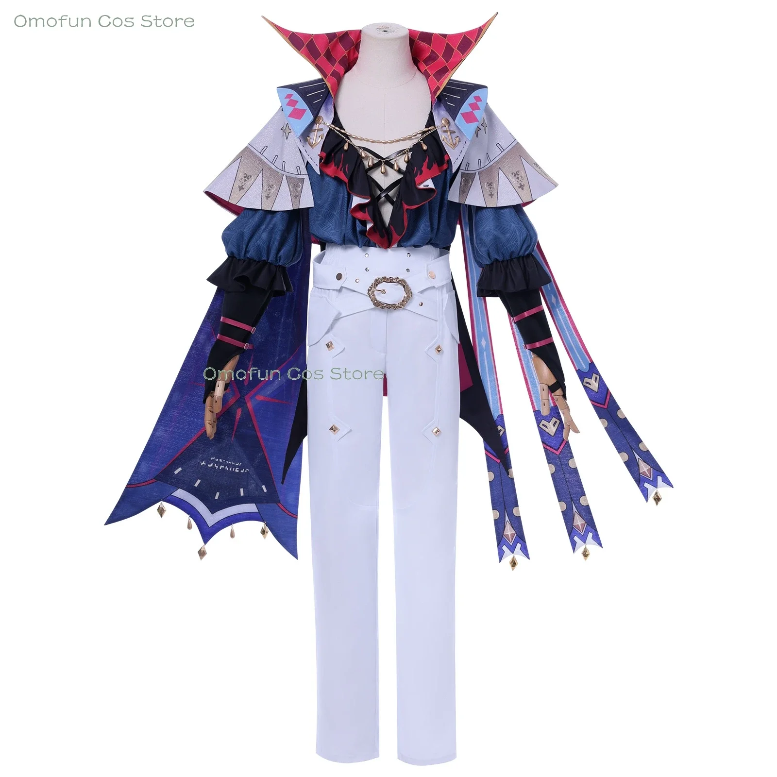 Wuwa Brant Cosplay Costume Wig Wuthering Waves Anime Game Clothes Mens Uniforms Halloween Party Boots Outfit Props Shoes Decors
