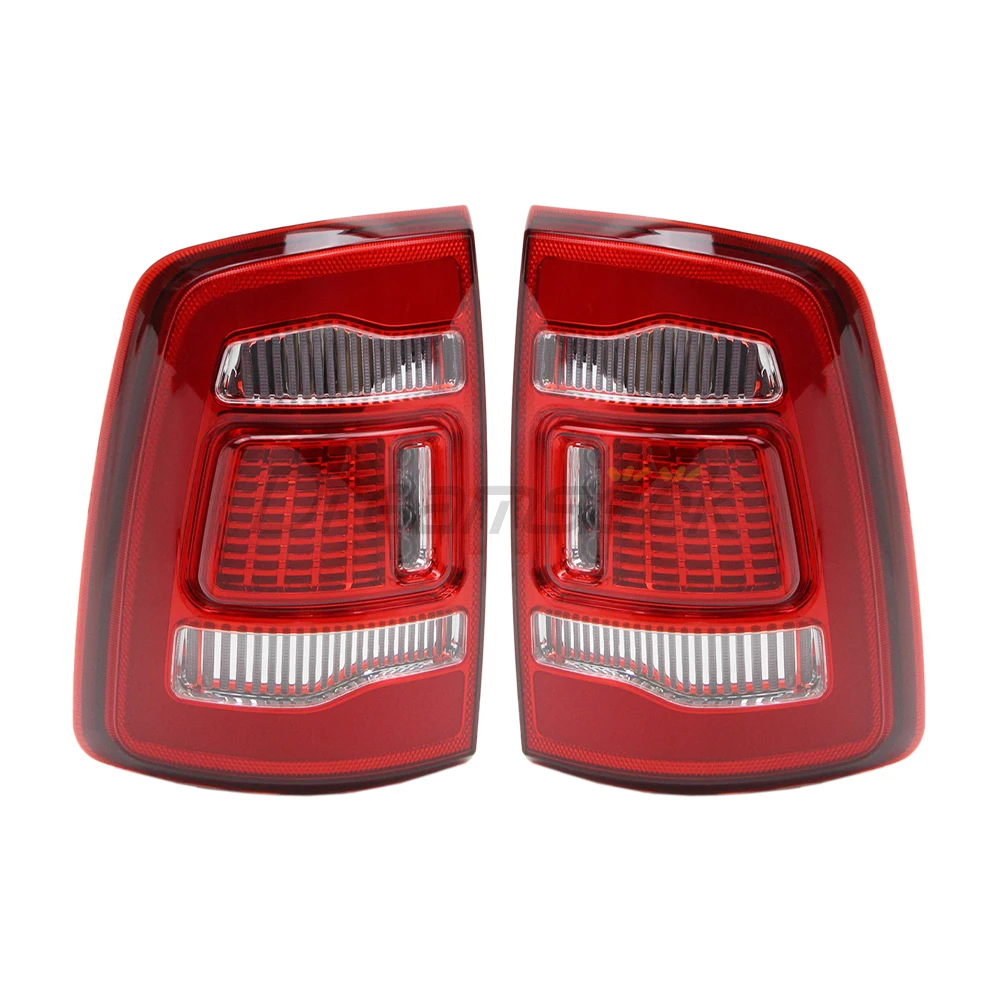 Pair LED Rear Brake Tail Light Assembly For Dodge Ram 1500 2009-2018 Reversing Driving Lamp With Turn Taillight Auto Accessories