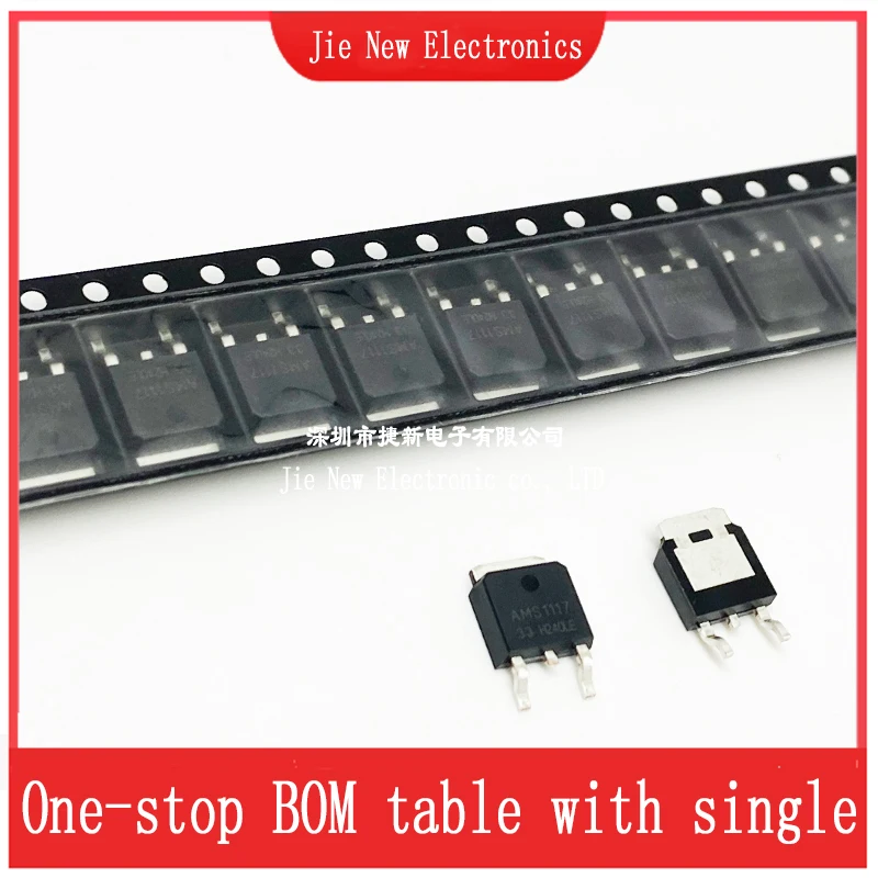 20PCS TO-252 AMS1117-3.3  SOT-223  AMS1117-3.3V   AMS1117 Three-terminal voltage regulator chip