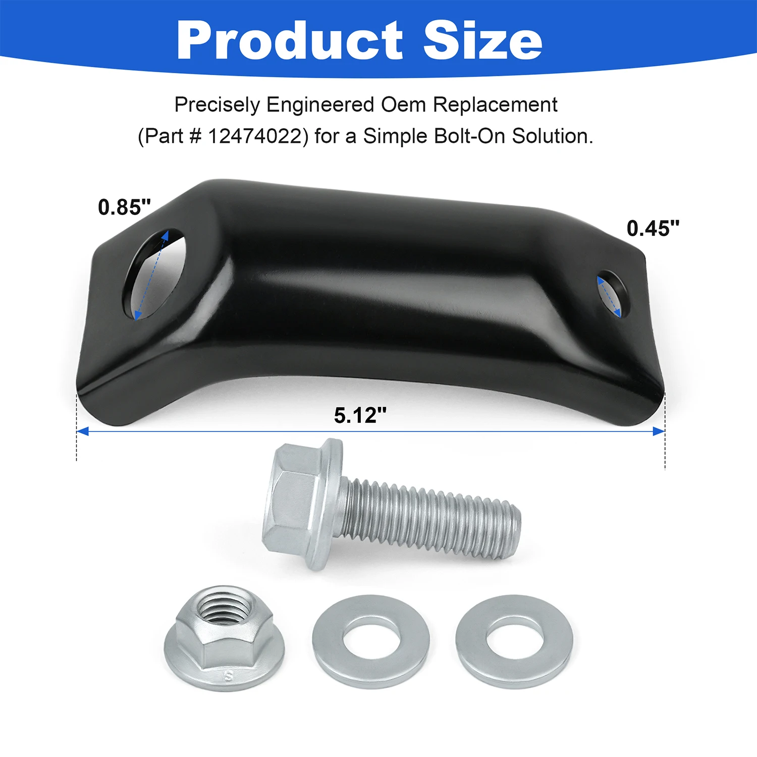Immagine 4: Rinforzo gancio posteriore molla posteriore 12474022 per Chevy Silverado 1500 1999-2007